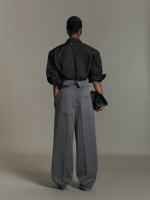 Eira Pantaloni con vita ripiegata