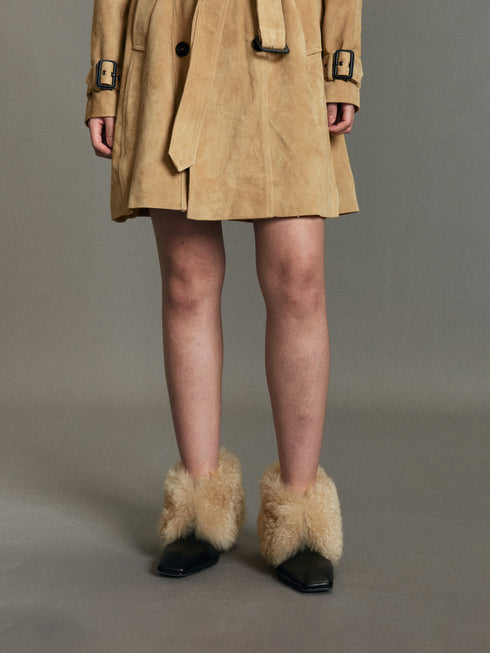 Lovisa Wool-Cuff Boots