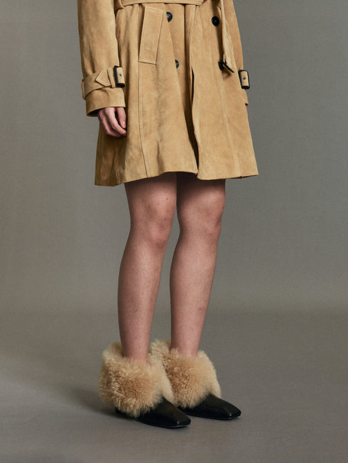 Lovisa Wool-Cuff Boots