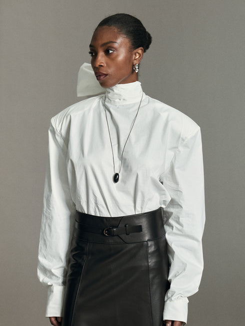 Sera Tie-Neck Blouse