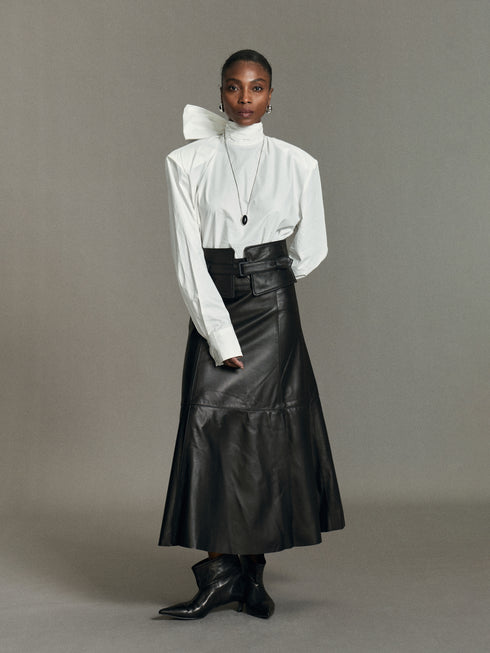Sera Tie-Neck Blouse