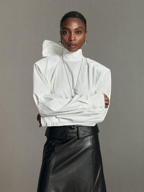 Sera Tie-Neck Blouse