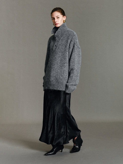 Oona Pullover mit Stehkragen