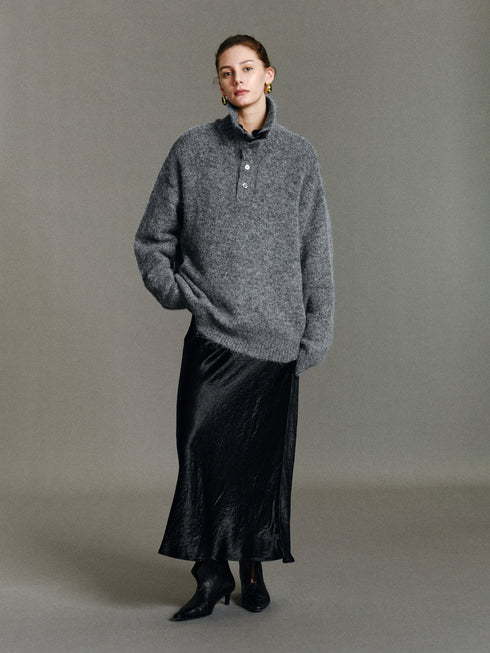 Oona Pullover mit Stehkragen