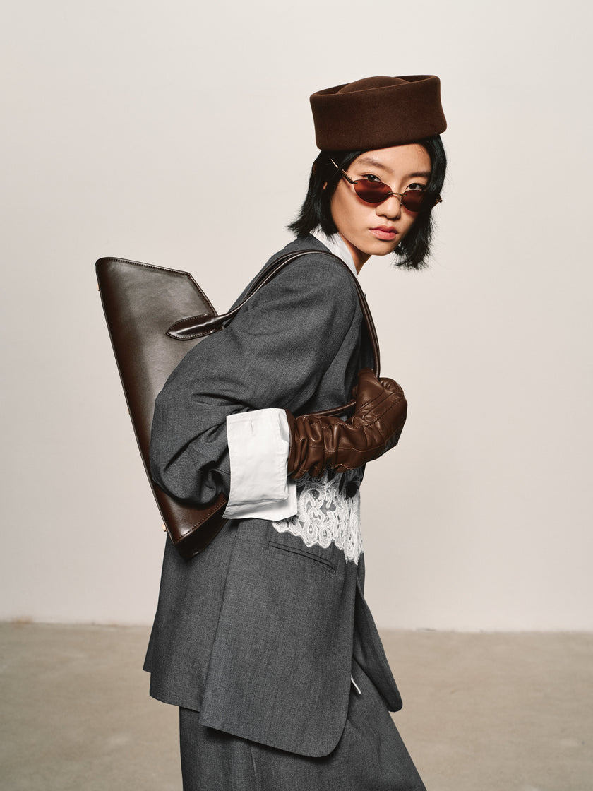 Filigree Spliced Blazer