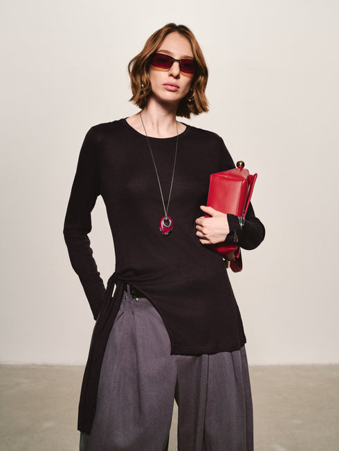 Flux Wool-Blend Top