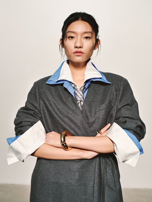 Noble Cashmere-Blend Wrap