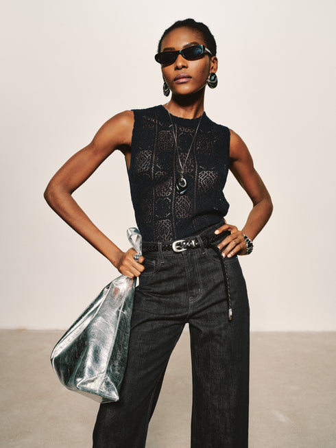 Slouchy Leather Tote