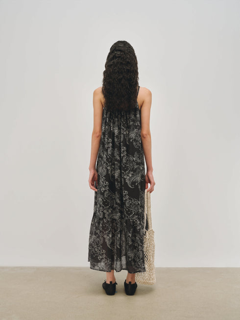 Meridian Robe nuisette imprimée