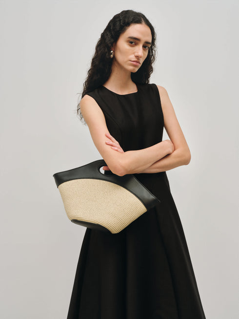 Bolso tote de paja Caldris