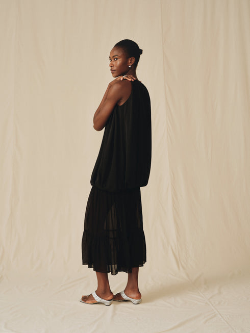 Robe drapée Aster
