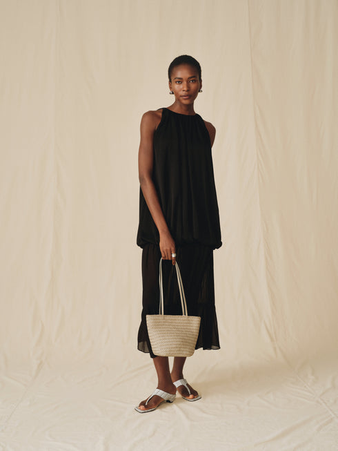 Robe drapée Aster