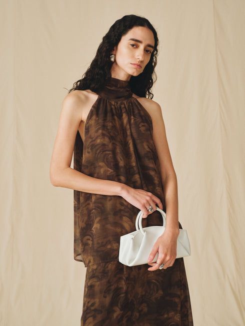 Vire Draped Halter Top