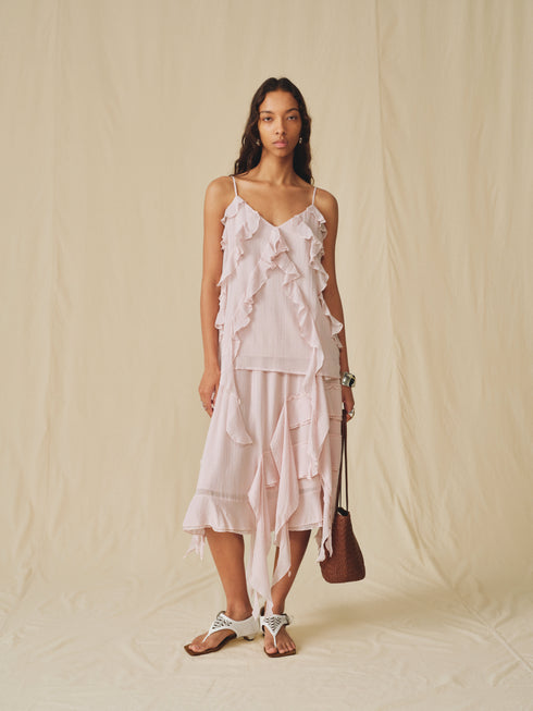 Tiered Ruffle Skirt