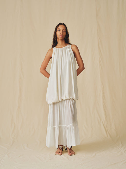Robe drapée Aster