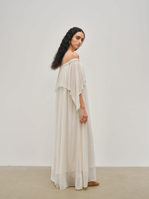 Robe drapée Elara