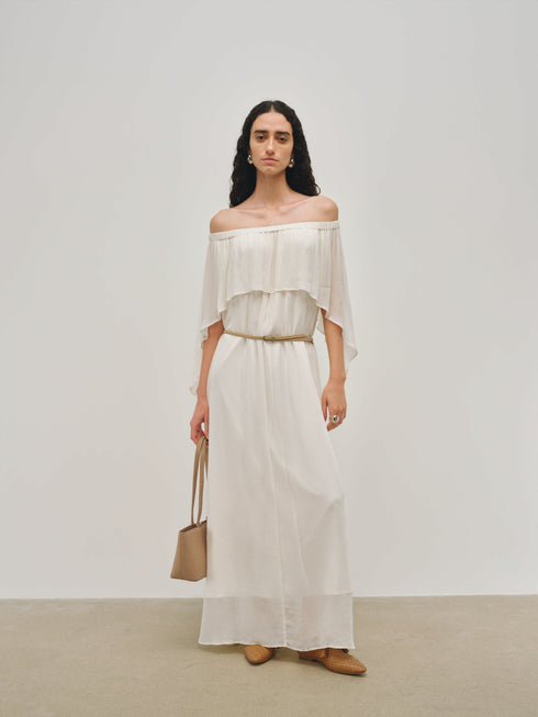 Robe drapée Elara