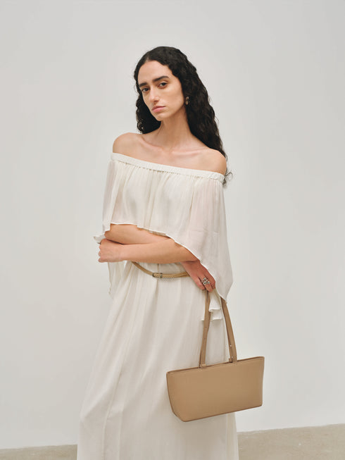 Robe drapée Elara