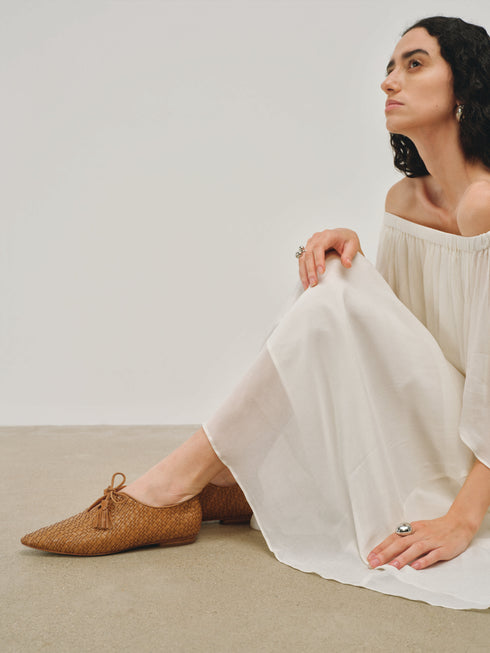 YAOSAN Chaussures à glands en cuir