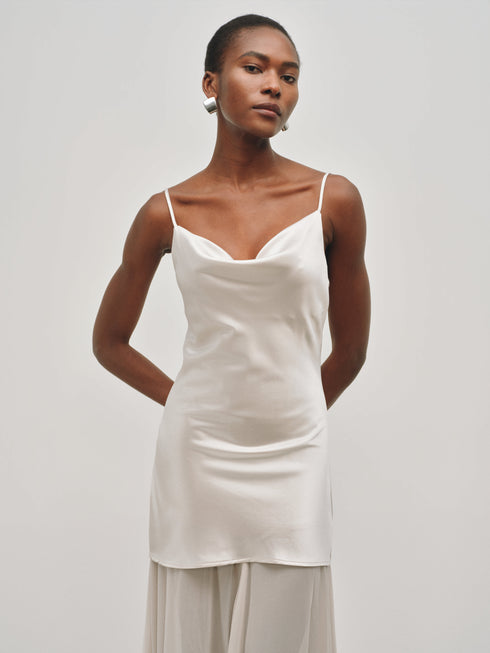 Robe nuisette Zephyr à ourlet transparent