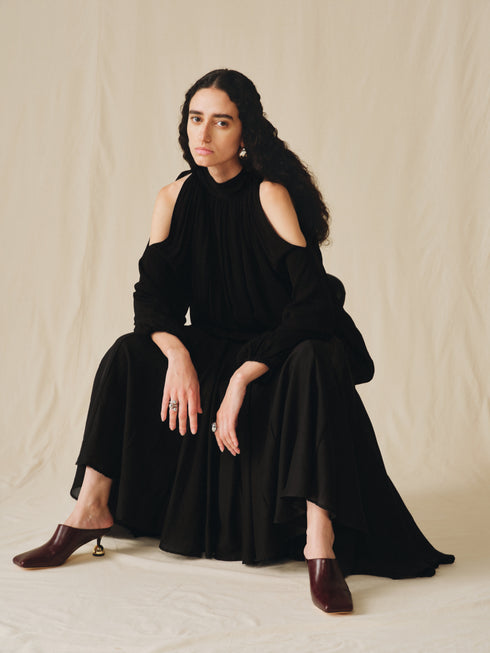 YAOSAN Croc Leather Mules