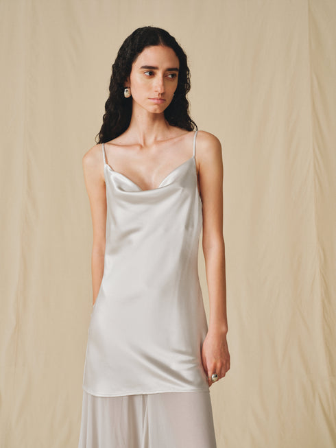 Robe nuisette Zephyr à ourlet transparent
