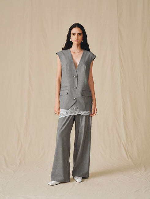 Tavelle Canotta in pizzo