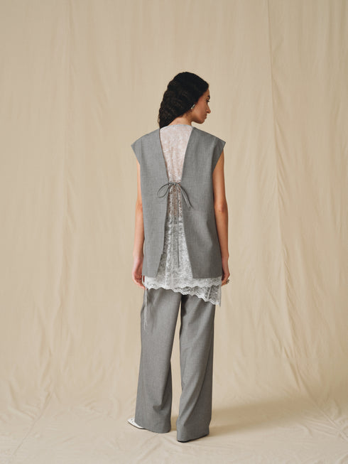 Tavelle Canotta in pizzo