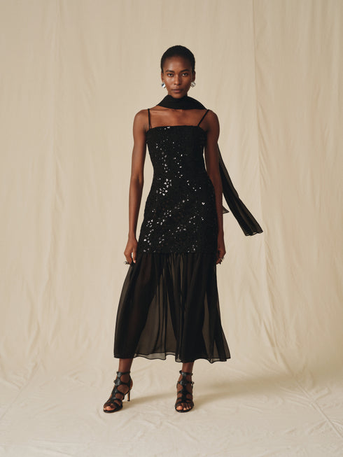 Selka Robe à sequins