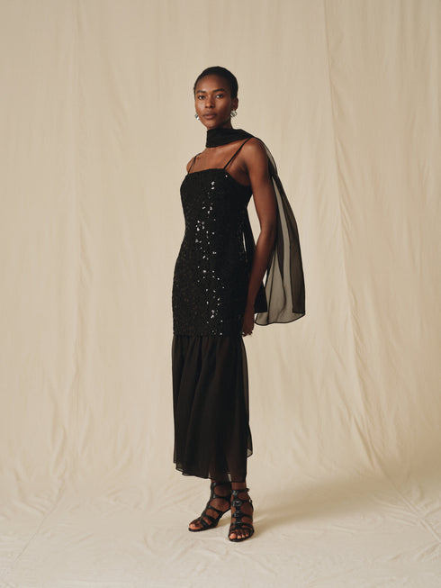 Selka Robe à sequins