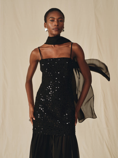 Selka Robe à sequins