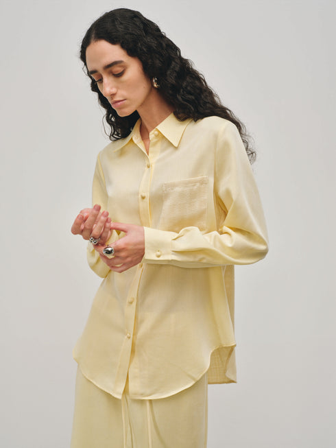 Tivren Camisa con Bolsillo