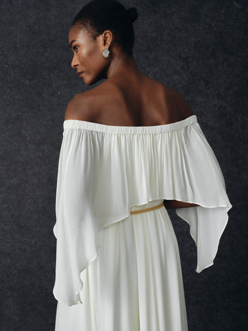 Robe drapée Elara