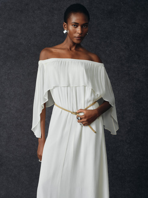 Robe drapée Elara