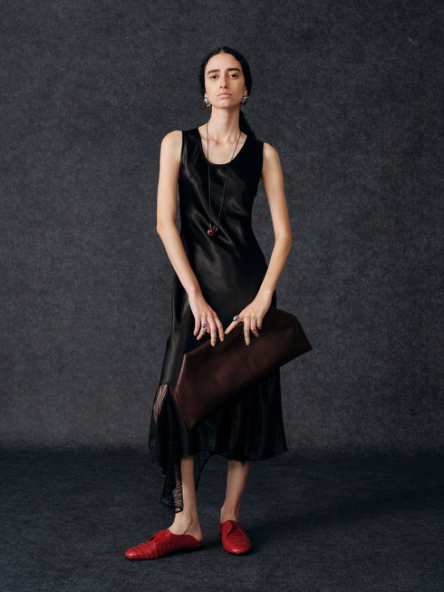 Robe Nyra à liserés transparents
