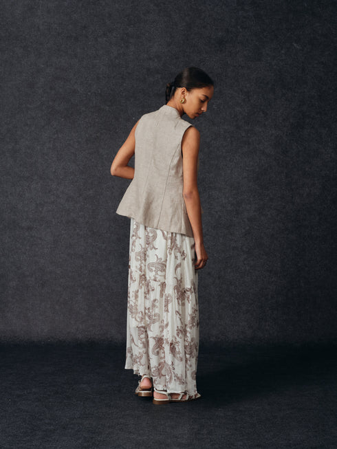 Sombra Shaped Ramie Vest