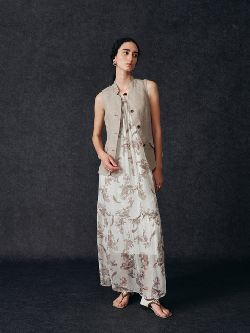 Sombra Shaped Ramie Vest