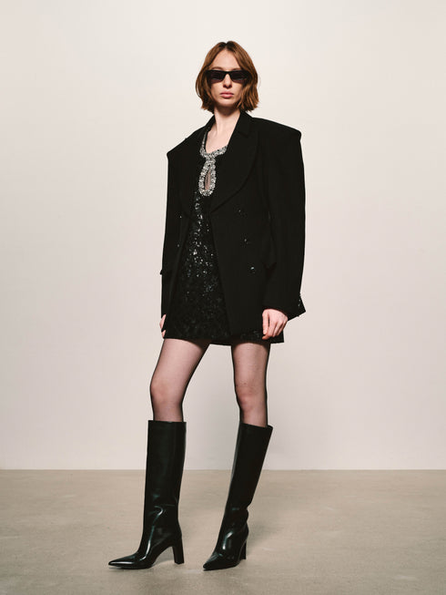 Flex-Peak Peplum Blazer