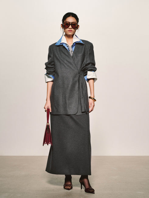 Noble Cashmere-Blend Wrap