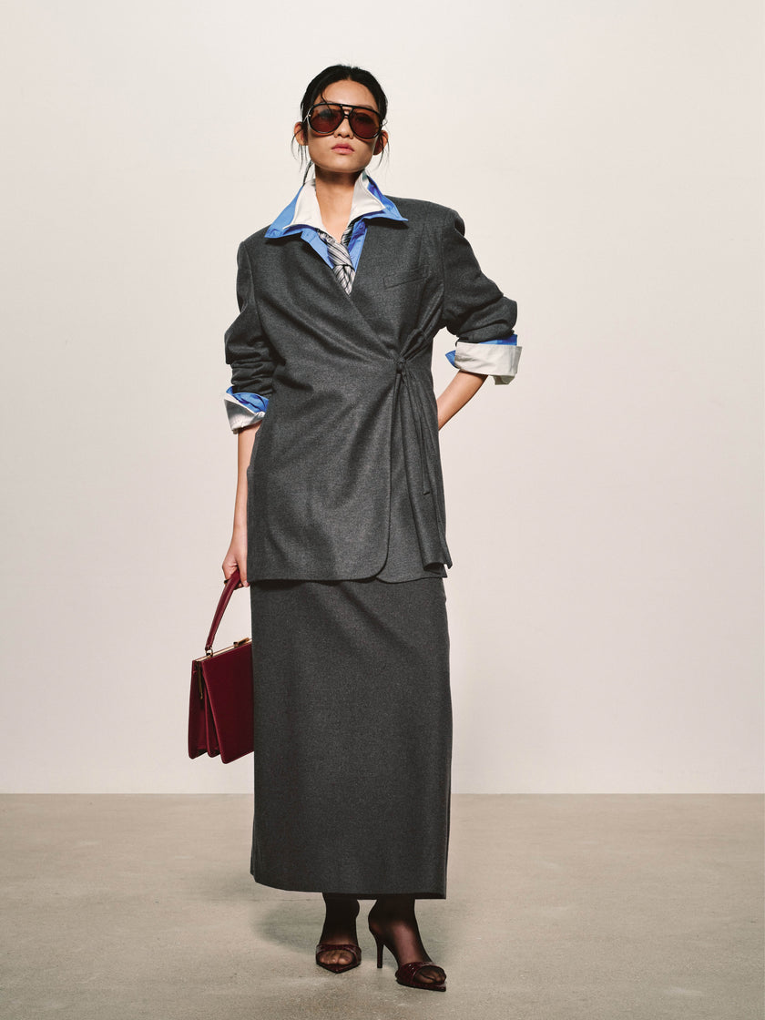 Noble Cashmere-Blend Wrap