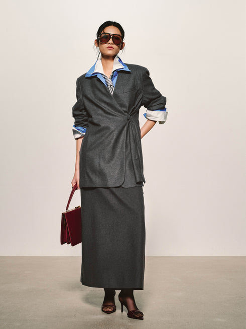 Noble Cashmere-Blend Wrap