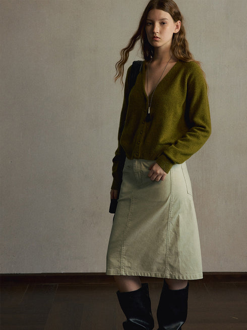 Nola Washed Utility Skirt