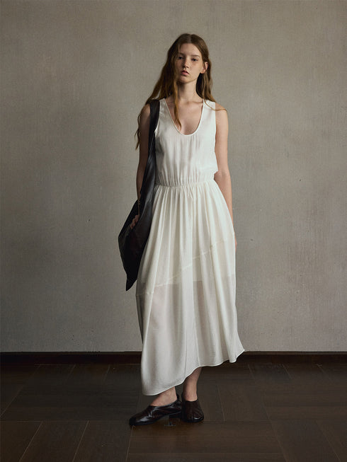 Mira Textured Midi Dress