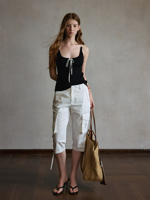 Lucent Cropped Cargo