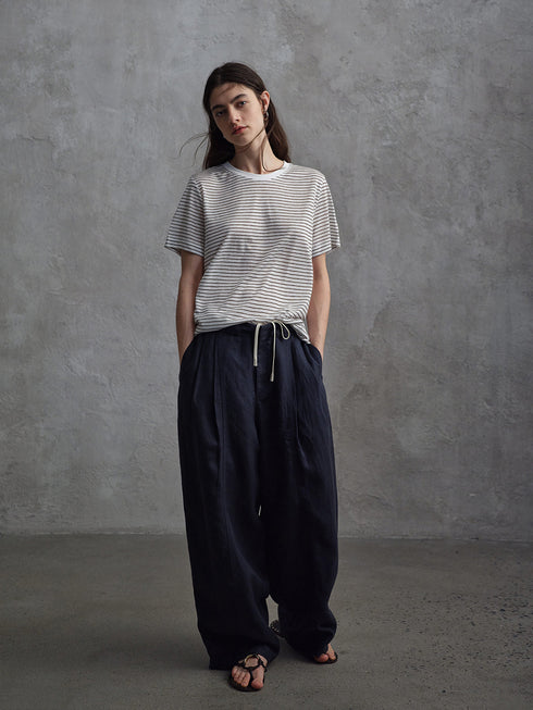 Cinder Lyocell Striped Tee