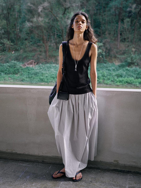 Nightfall Gathered Skirt