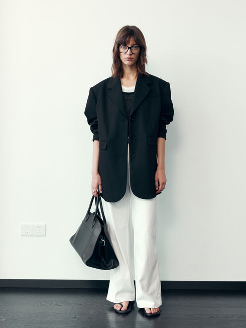 Noir Wool Mark Blazer