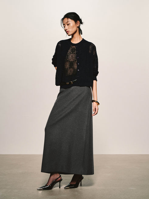 Noble Cashmere-Blend Maxi