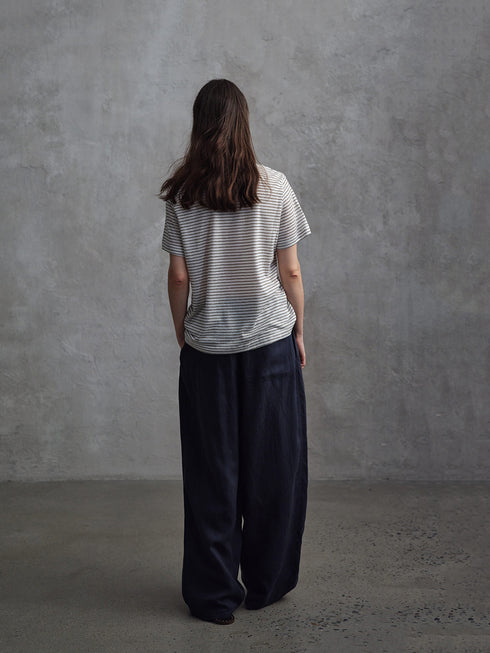Cinder Lyocell Striped Tee