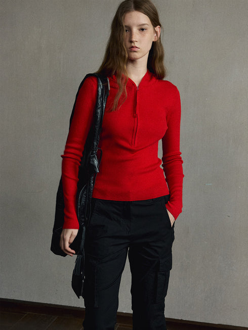 Aven Wool Hooded Top